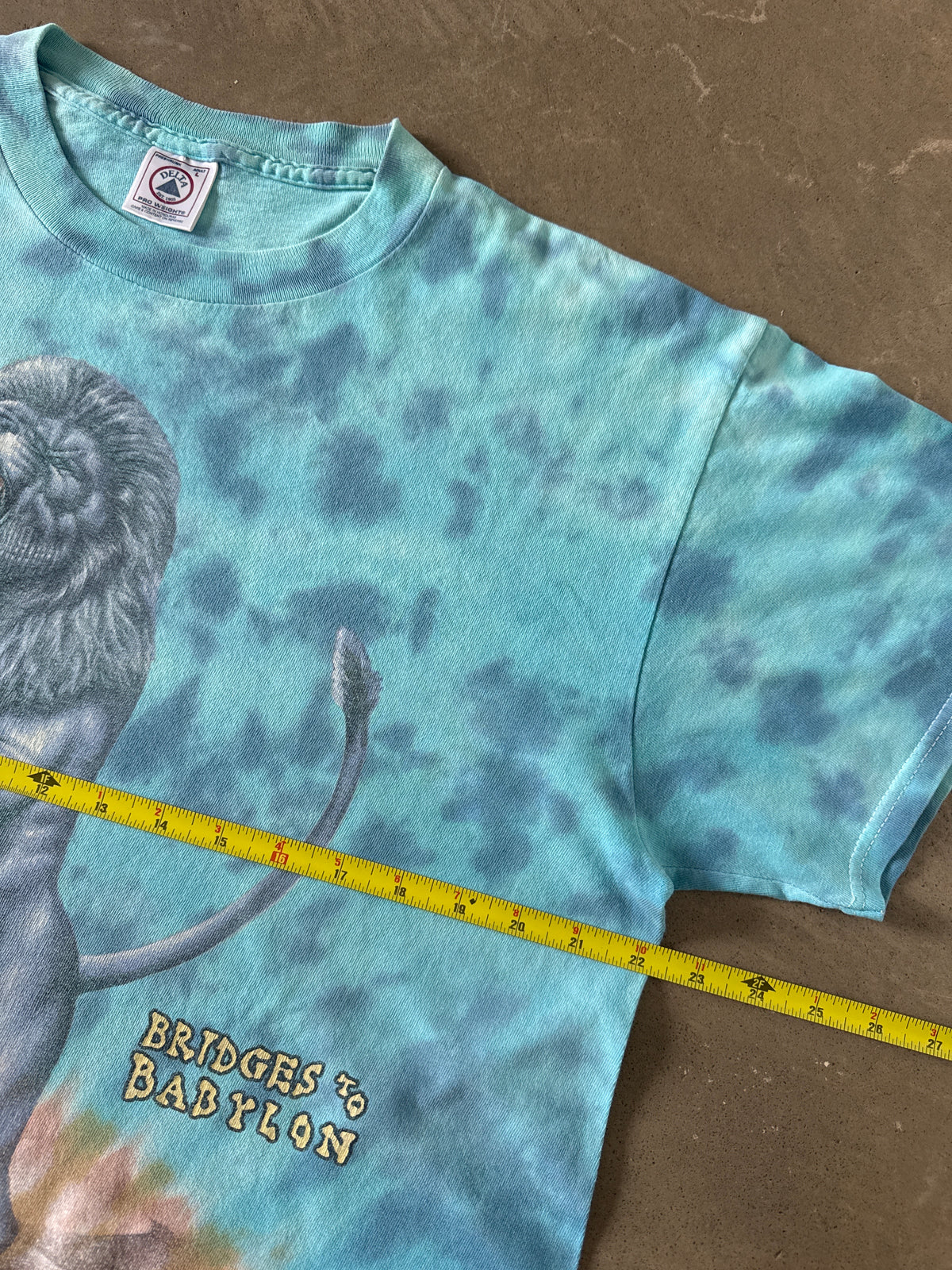 Vintage 1996 The Rolling Stones Bridges To Babylon Tie Dye Tee