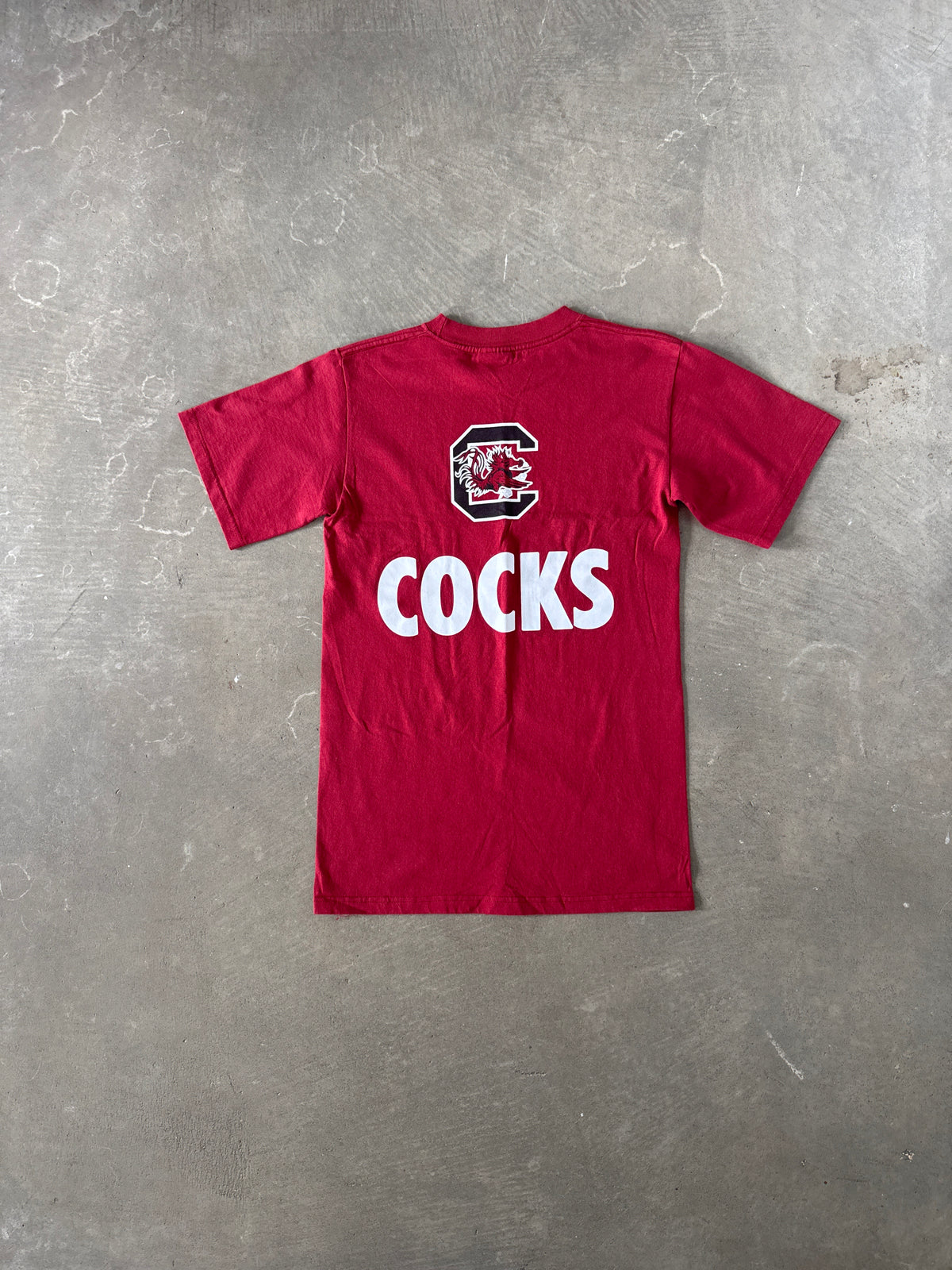 Vintage 90s University Of South Carolina Gamecocks Cocks Helmet Tee