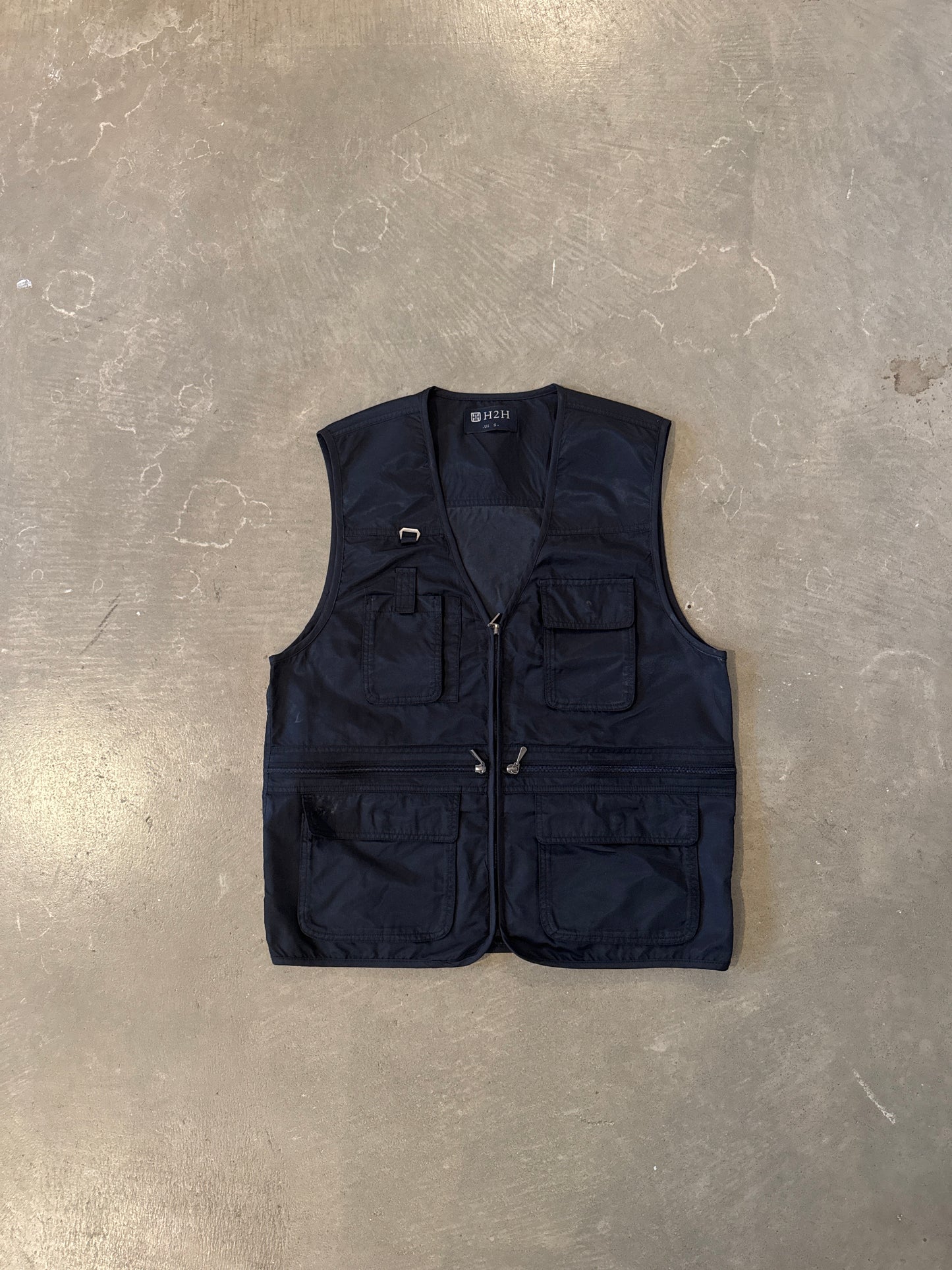 Vintage H2H Black Utility Vest