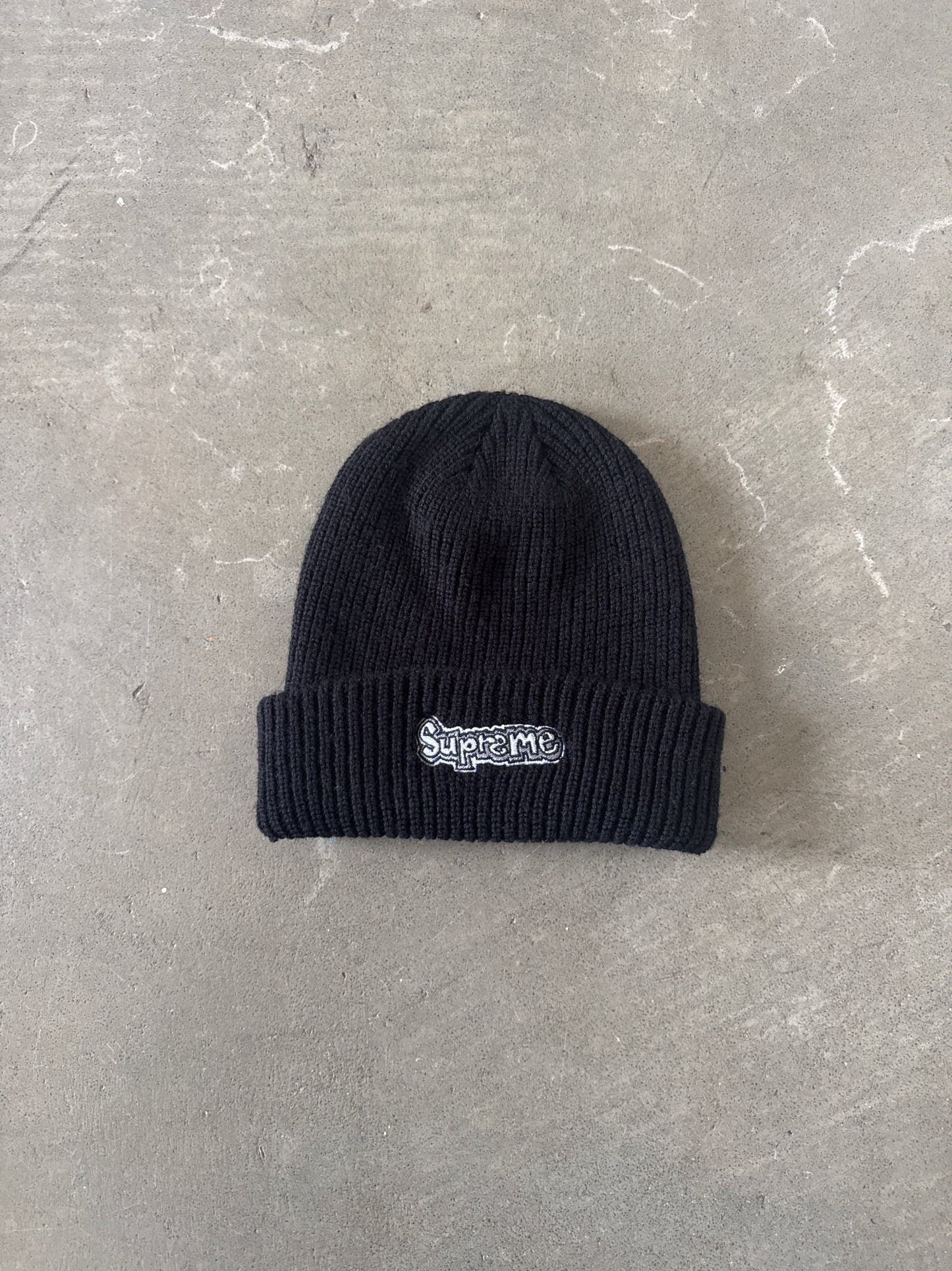 Supreme Gonz Logo Black Beanie (SS21)