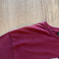 Stussy International Burgundy Spellout Tee