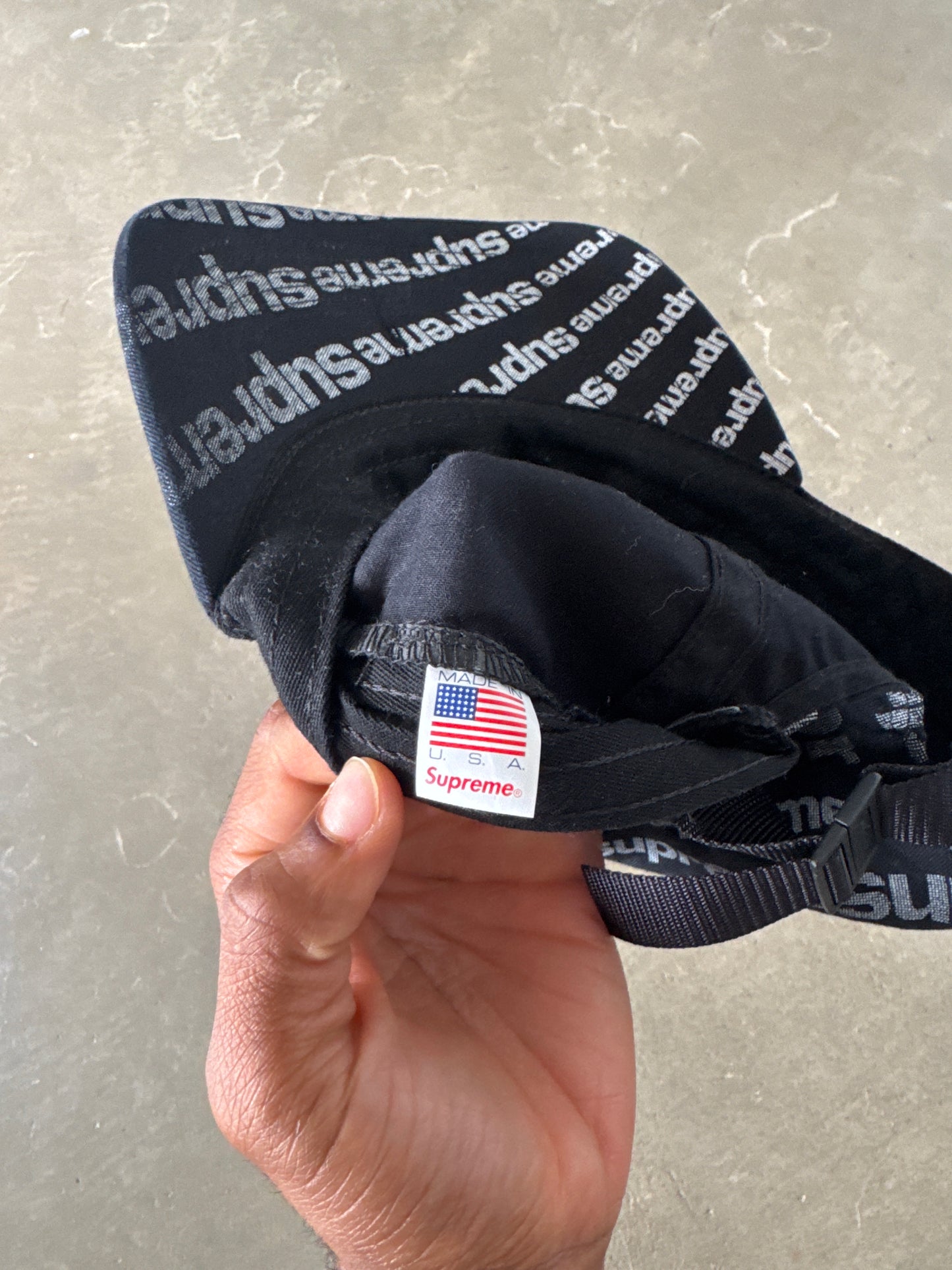 Supreme Radial Camp Cap Black (SS20)