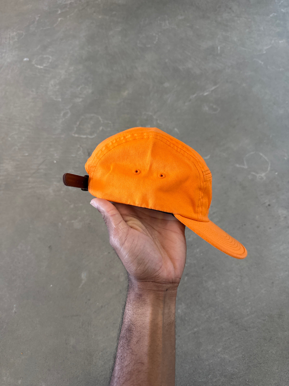 Supreme Washed Chino Twill Camp Cap Light Orange (FW23)