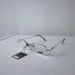 Vintage 90s Sun Ban Half Rim Metal Cheetah Glasses