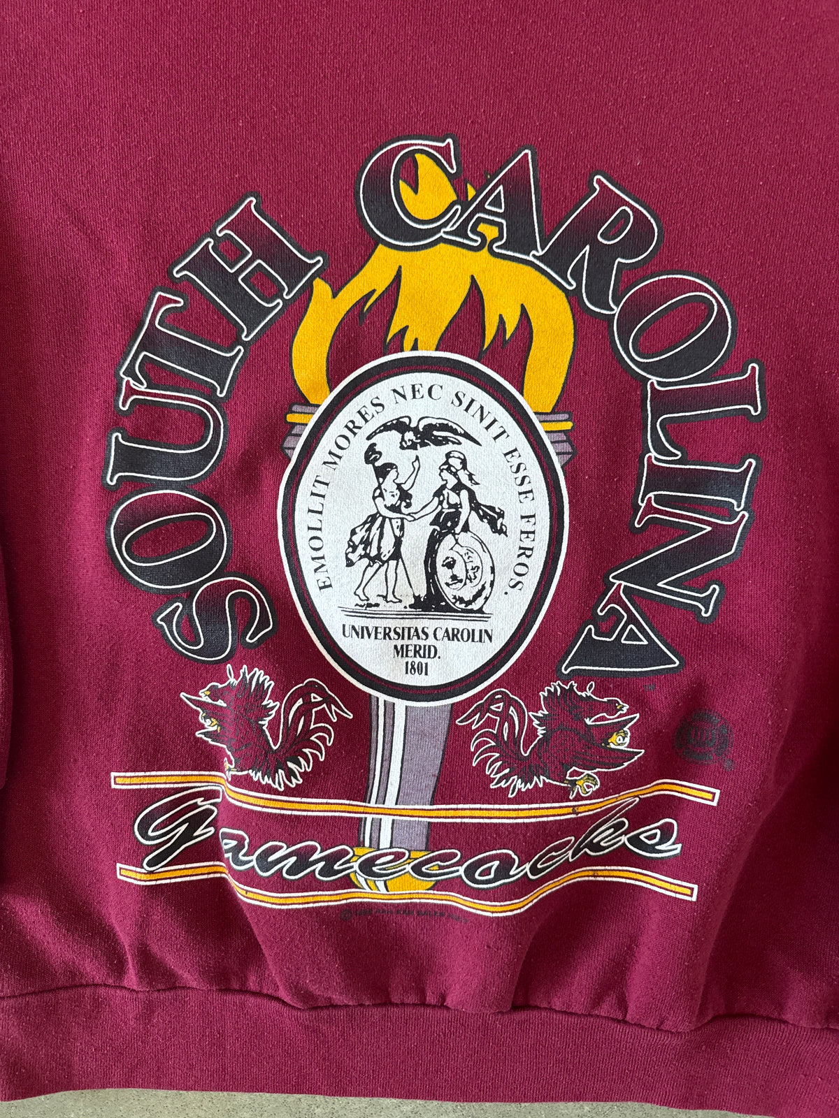 Vintage 90s University Of South Carolina Gamecocks Sweatshirt