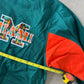 Vintage 90s University Of Miami Hurricanes Long Parka Stadium Coat Jacket