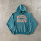 Vintage 90s Russell Athletic Teal Logo Hoodie