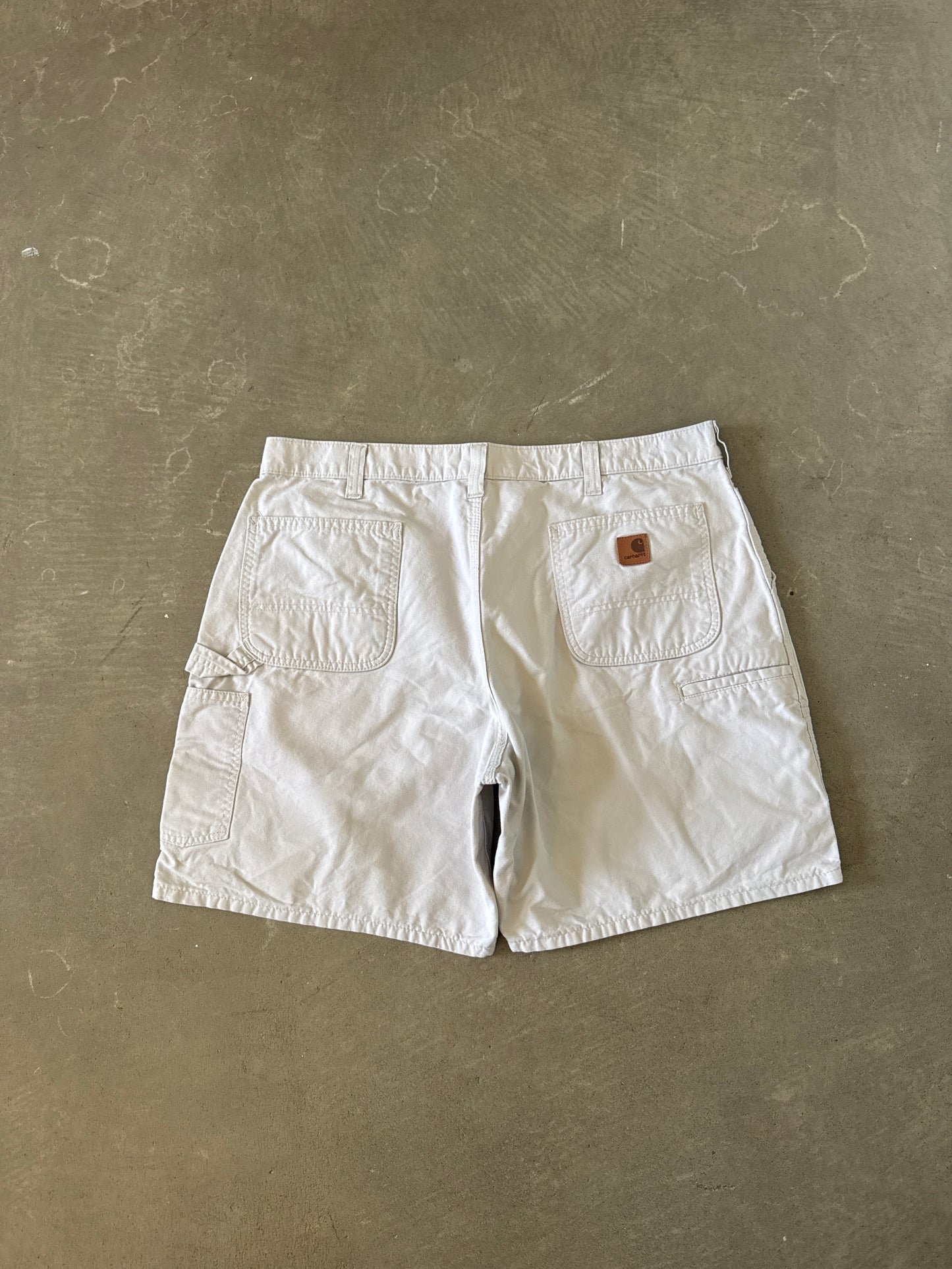 Vintage Carhartt Original Fit Light Tan Carpenter Shorts