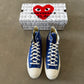 Converse Comme Des Garçons PLAY All Star 70 Hi Blue Quartz