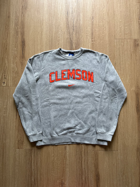 Nike University Of Clemson Tigers Center Swoosh Sweatshirt