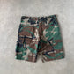 Urban Renewal Military Camo Cargo Shorts
