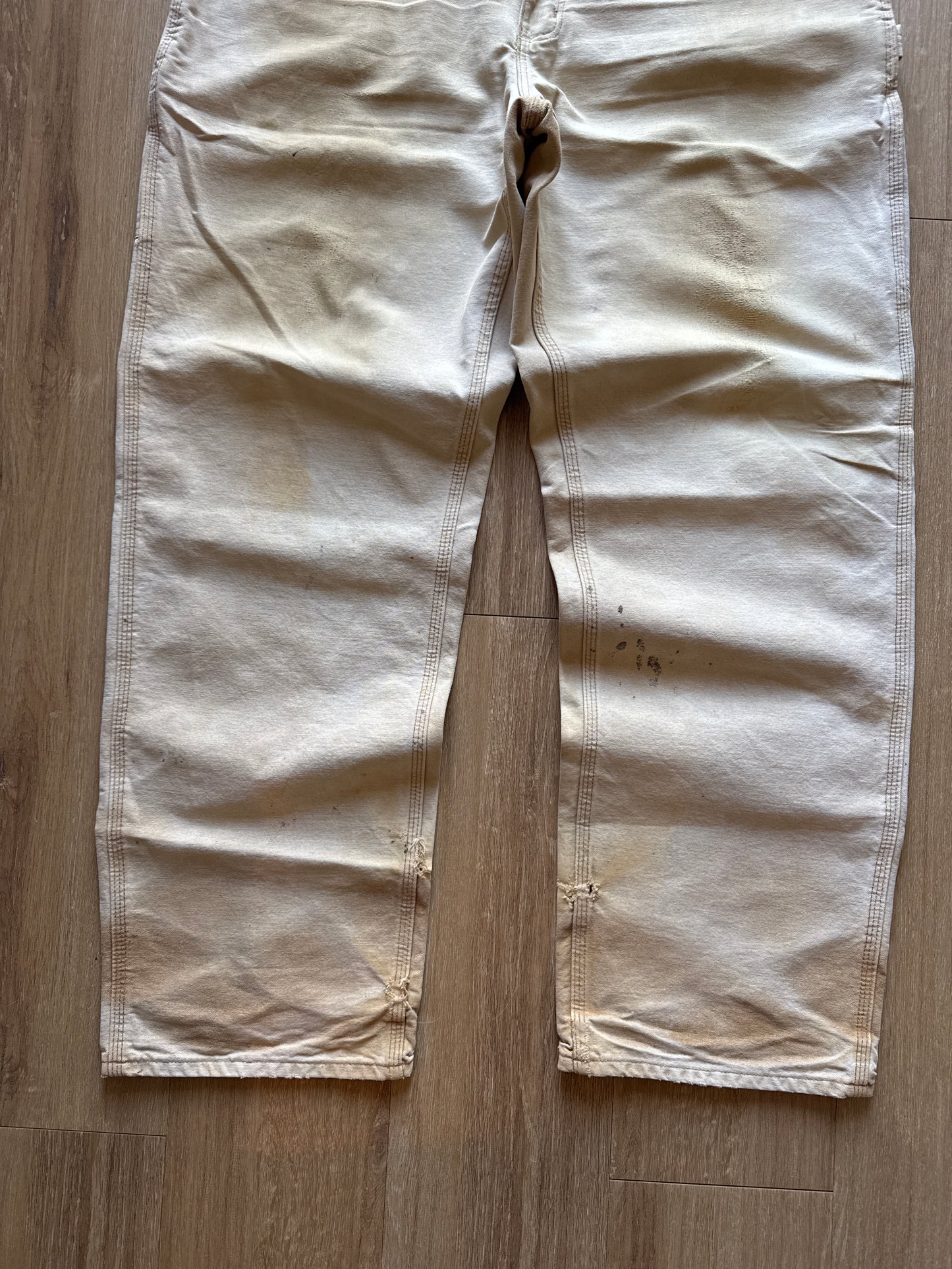 Vintage Carhartt Faded Distressed Tan Carpenter Pants