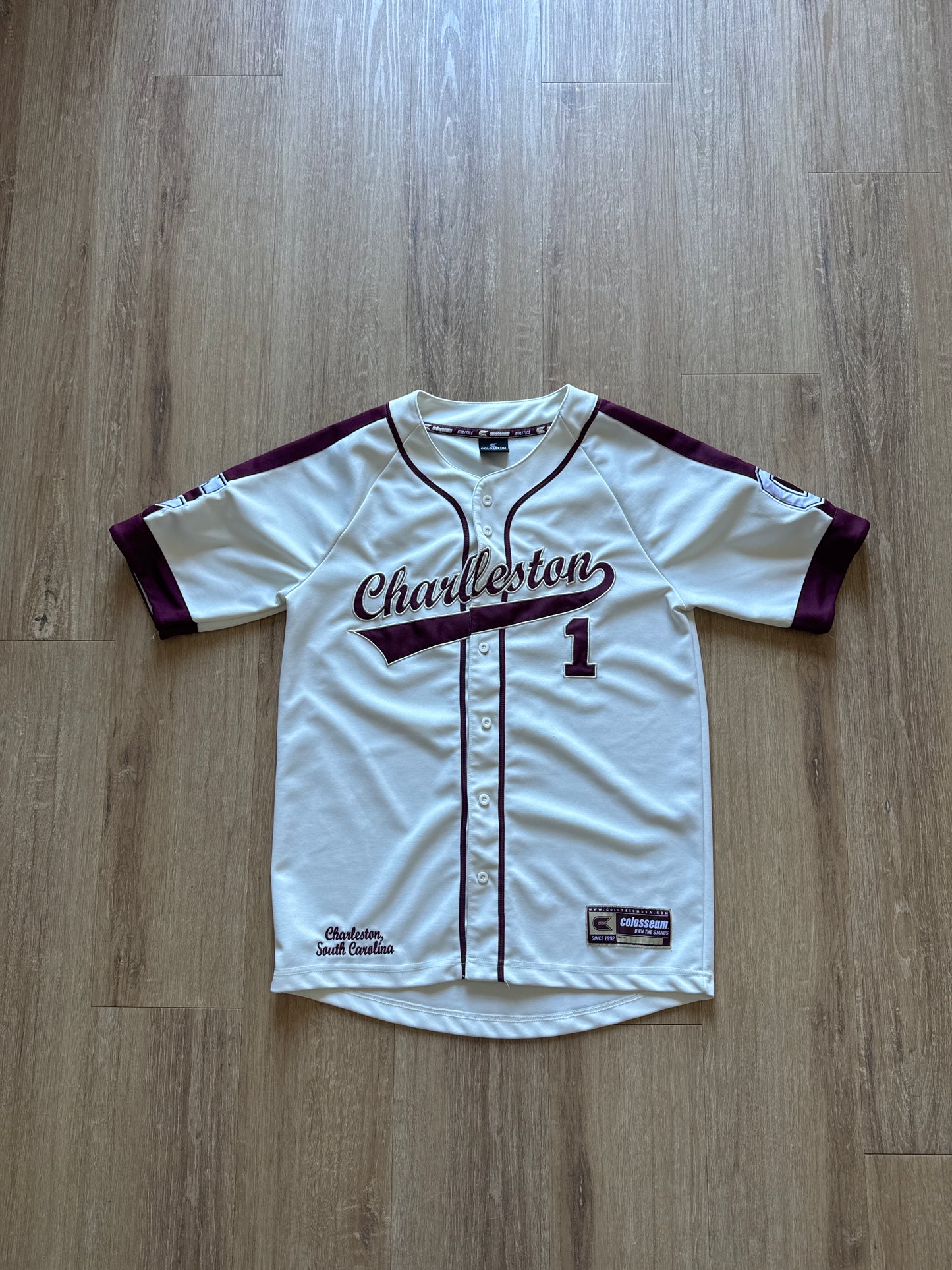 Colosseum College Of Charleston Cougars Baseball Jersey ￼