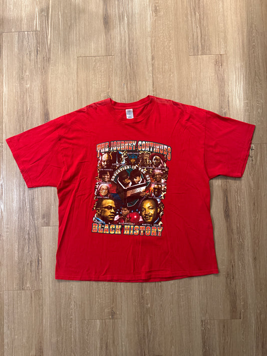 Vintage Black History The Journey Continues Education Is Key Tee