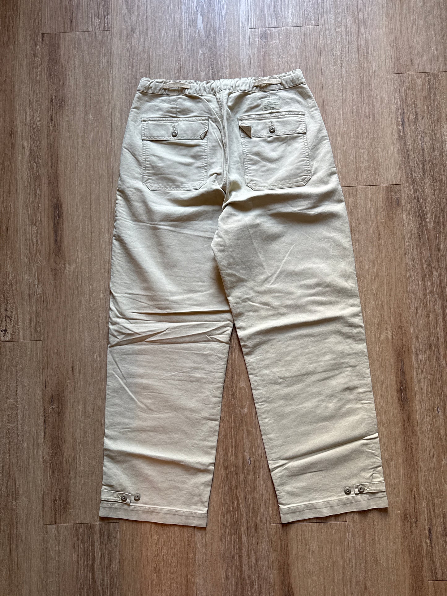 Vintage 90s American Eagle Supply Cargo Double Knee Tan Pants