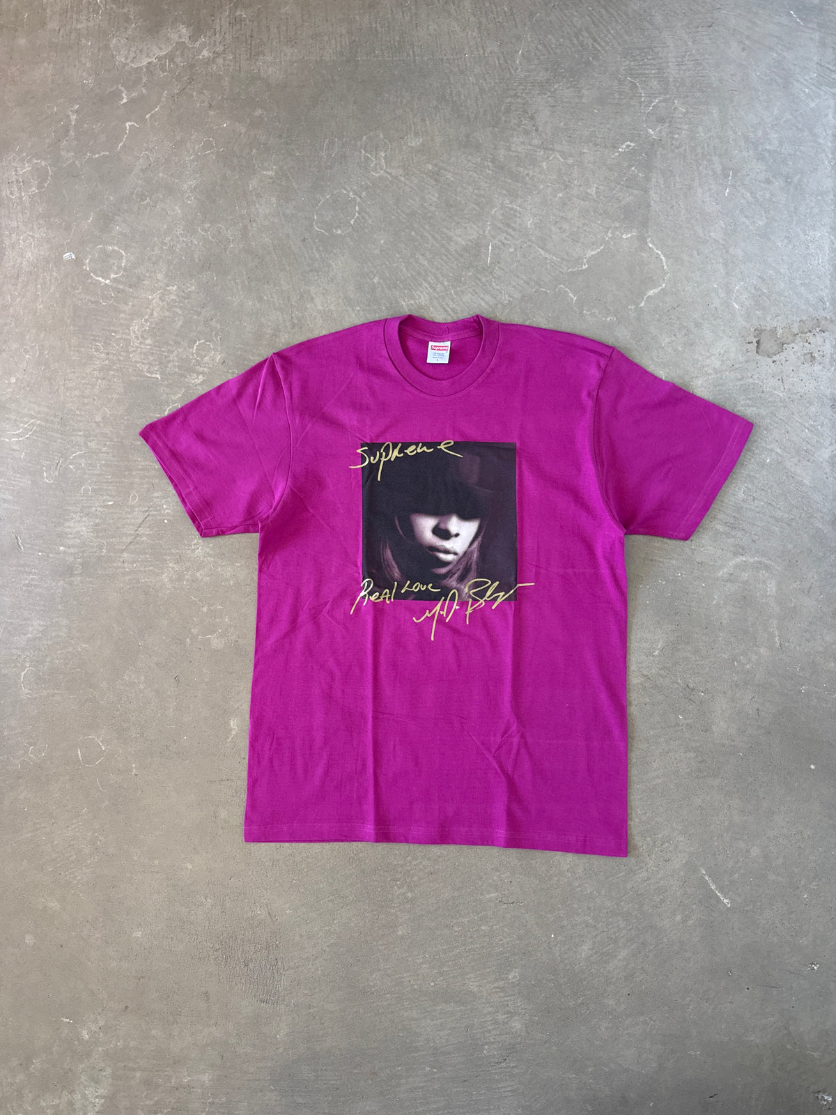 Supreme Mary J. Blige Magenta Tee