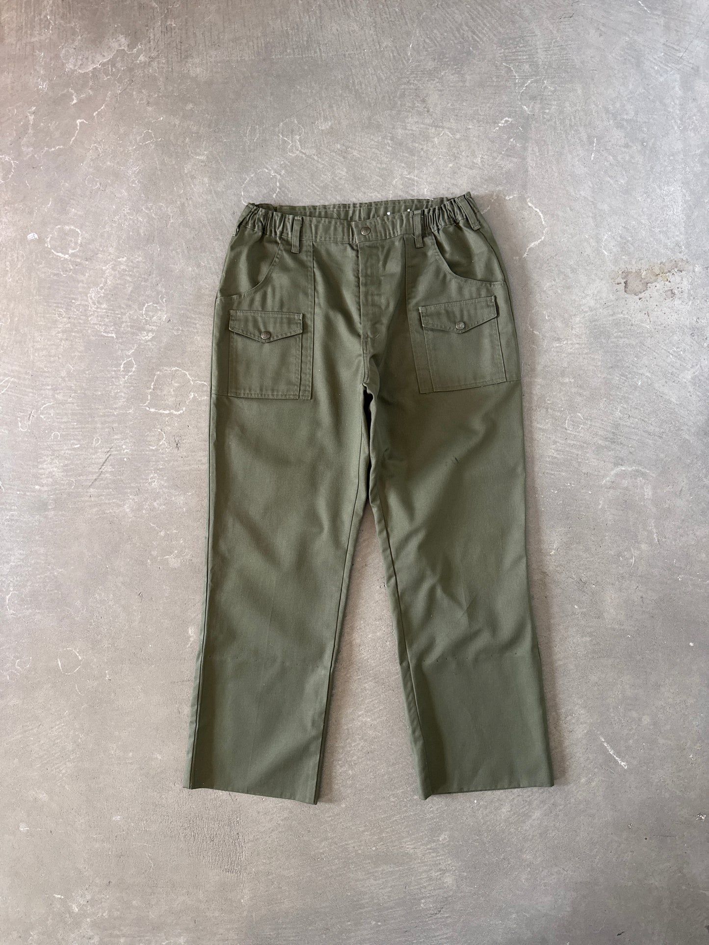 Vintage Boys Scouts Of America Uniform Trouser Cargo Pants