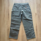 Carhartt Olive Green Loose Original Fit Carpenter Pants