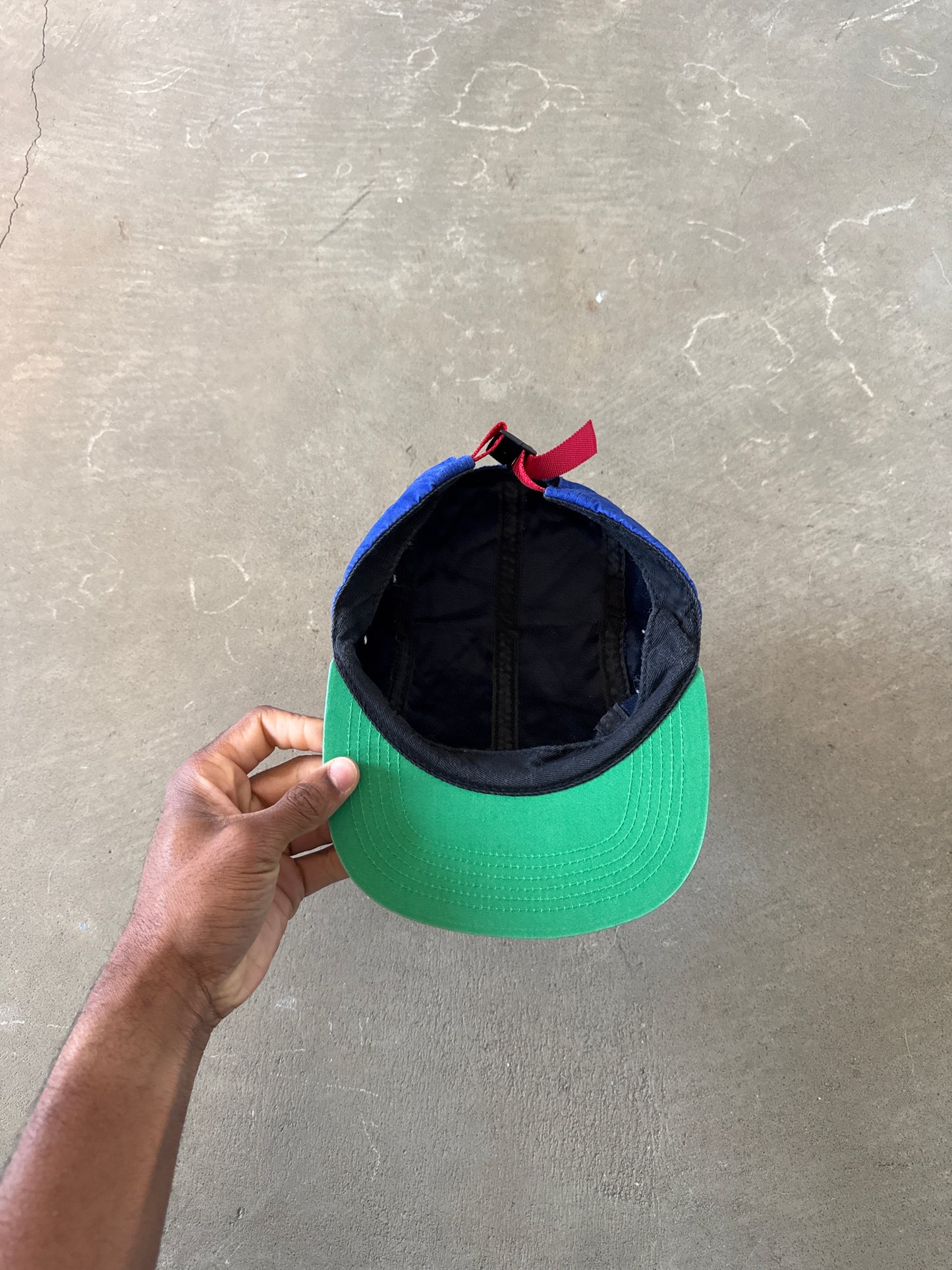 Supreme Tri-Color Rubber Logo Camp Cap