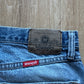Vintage Wrangler Distressed Regular Fit Blue Denim Jeans