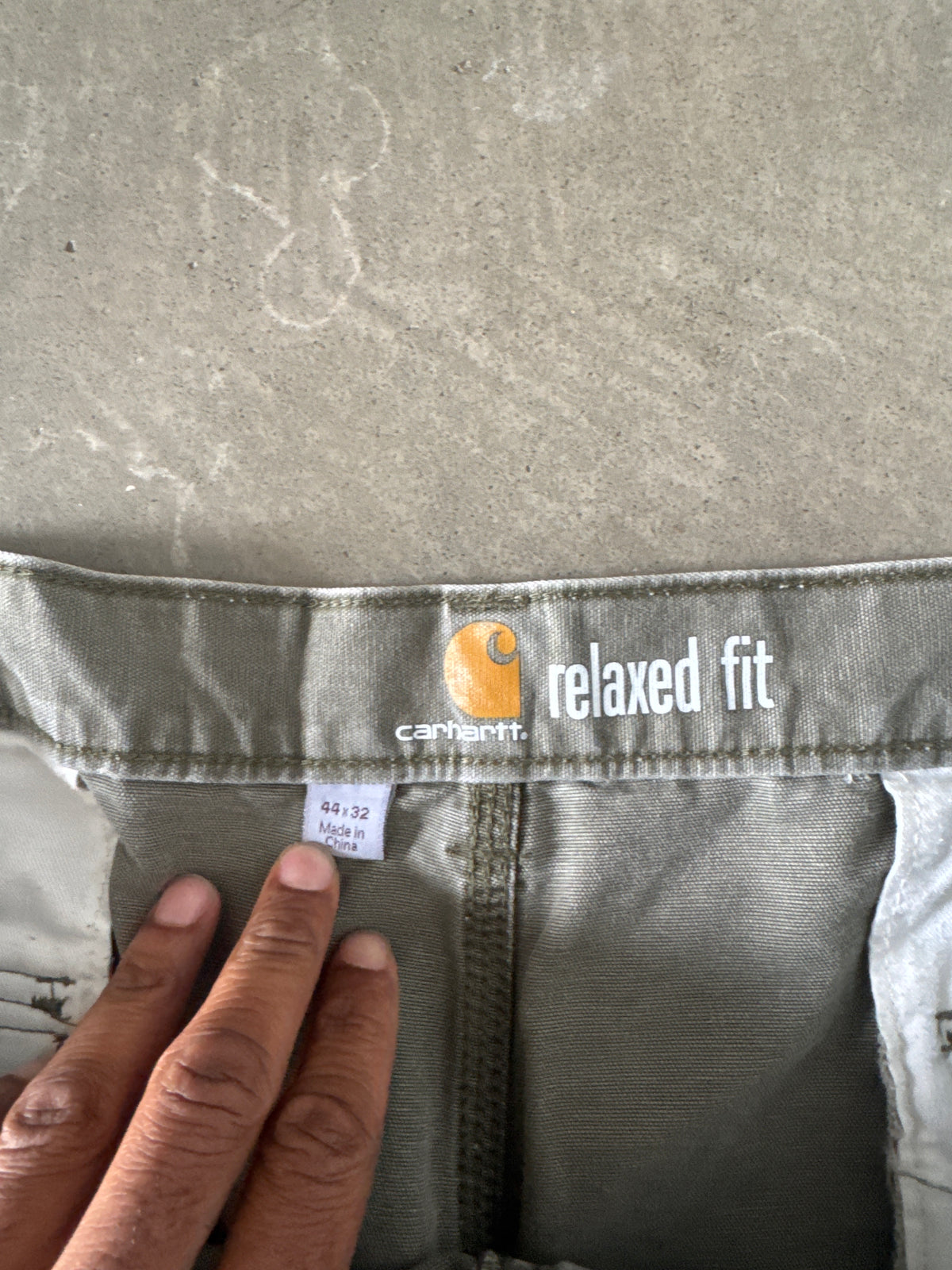 Carhartt Relaxed Fit Olive Green Cargo Pants