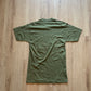 Vintage 1984 Youth Commando Military Design U.S. Army Fatigue Olive Green Tee