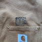 Vintage Carhartt Tan Barn Work Wear Chore Loose Fit Jacket