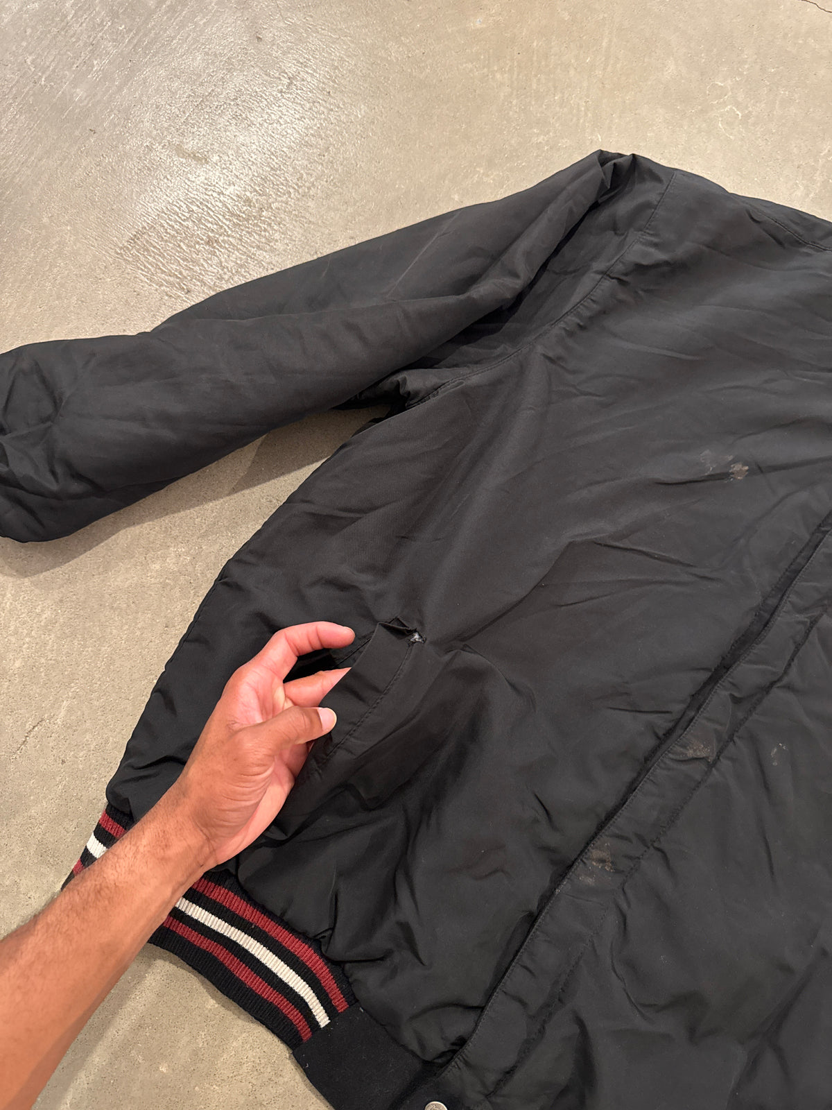 Y2K Jeff Hamilton Design Reversible Miami Heat Varsity Style Jacket