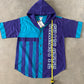 Vintage 90s Charlotte Hornets Hooded Tee Shorts Set