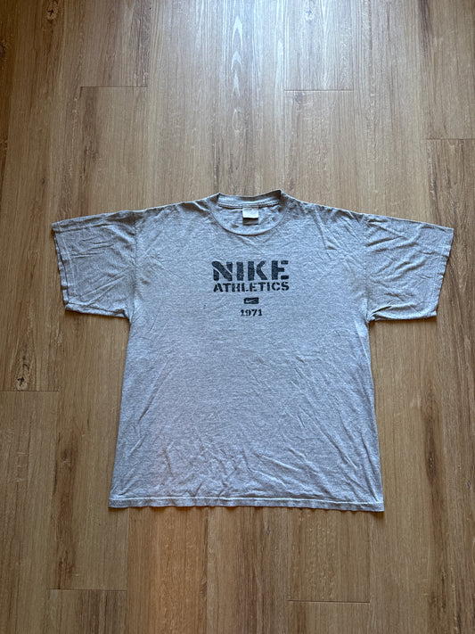 Vintage Nike Athletes Stencil Distressed Tee