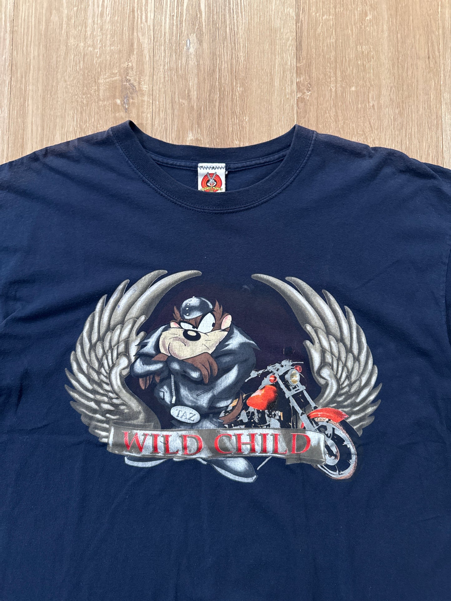 Vintage 90s Looney Tunes Taz Wild Child