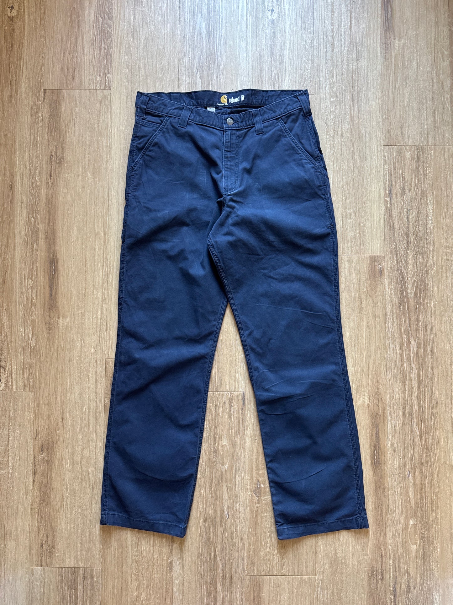 Carhartt Navy Relaxed Fit Carpenter Pants