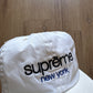 Supreme Classic Logo 6-Panel White Hat