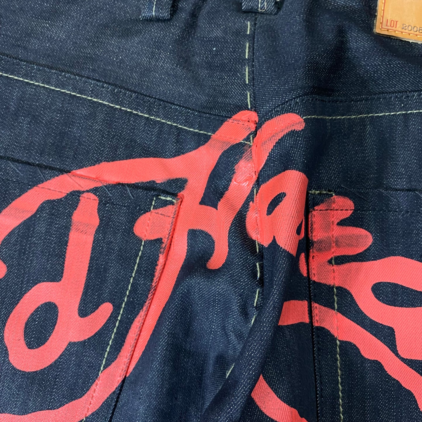 Vintage Ed Hardy Red Logo Pants