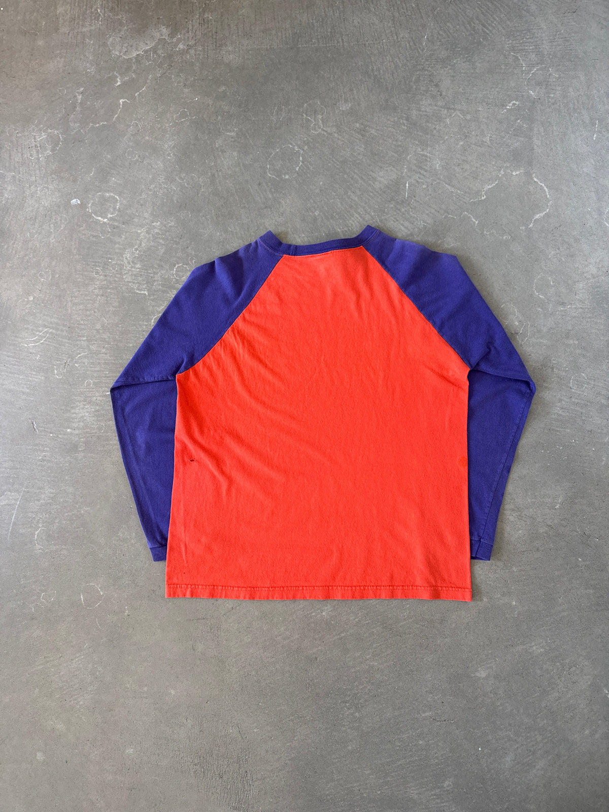 Vintage Clemson University Tigers Raglan Long Sleeve Tee
