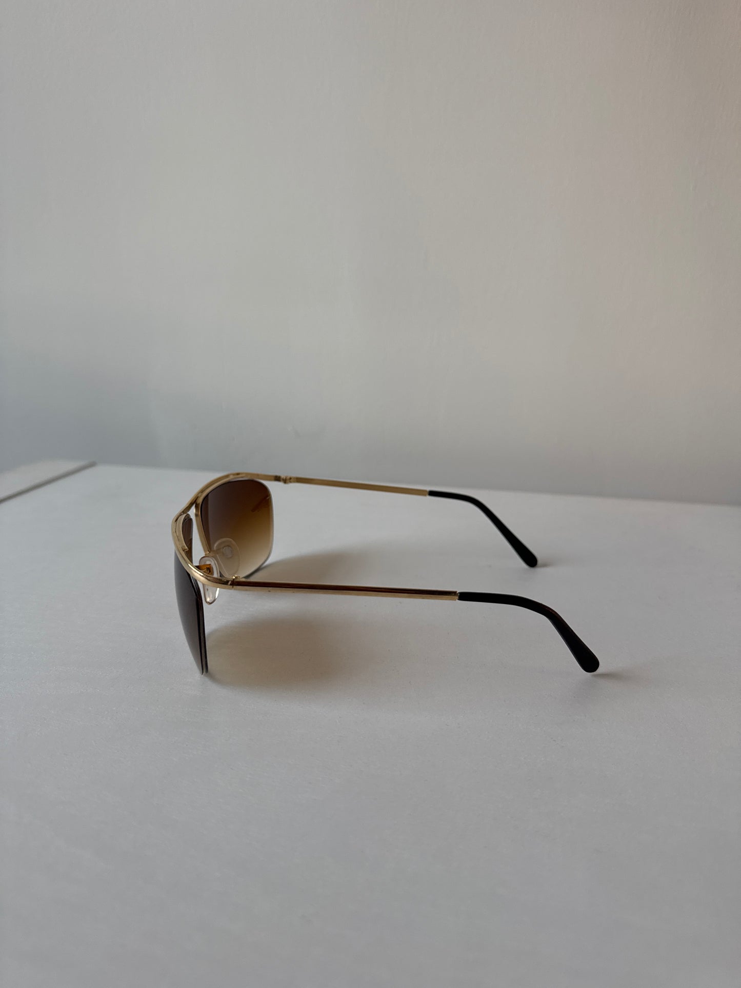 Vintage 90s Gold Frame Sunglasses