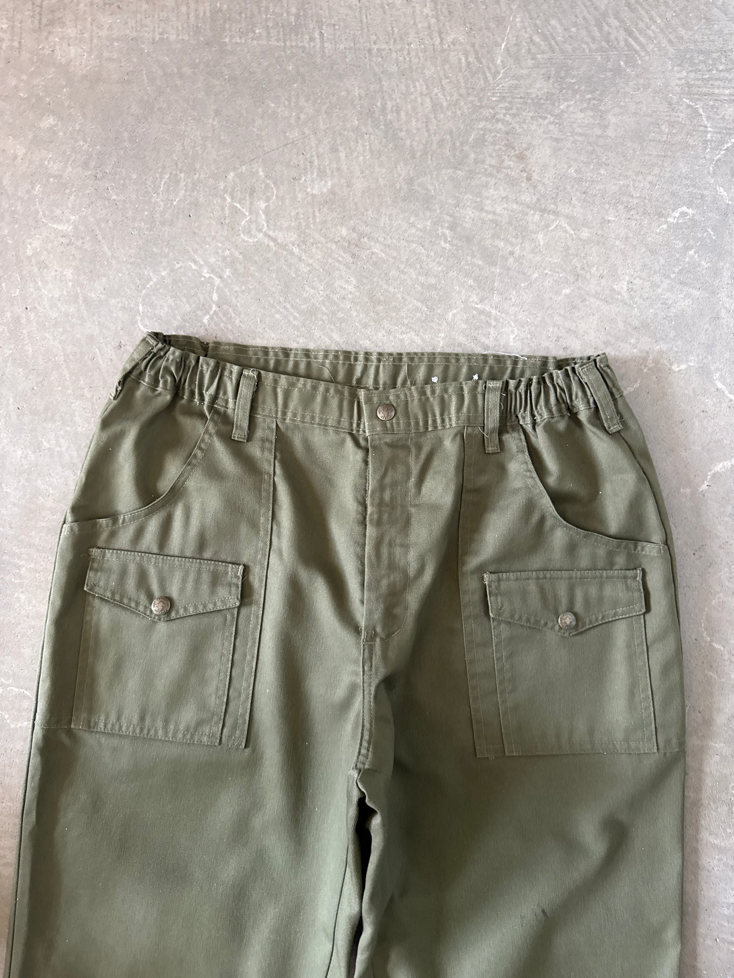 Vintage Boys Scouts Of America Uniform Trouser Cargo Pants