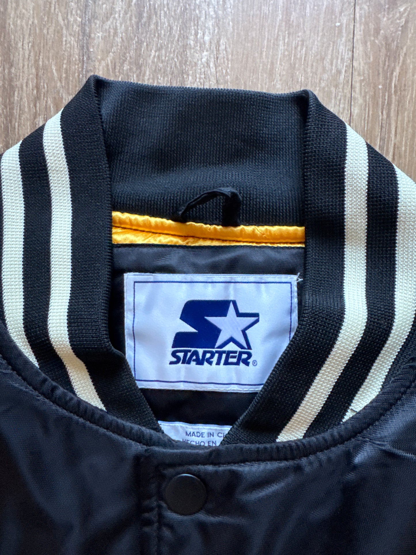 Starter Pittsburgh Penguins NHL Satin Bomber Jacket