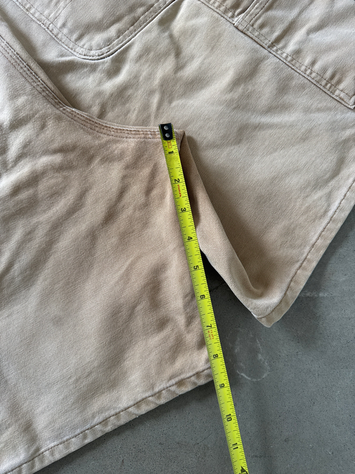 Vintage Carhartt Distressed Tan Carpenter Shorts