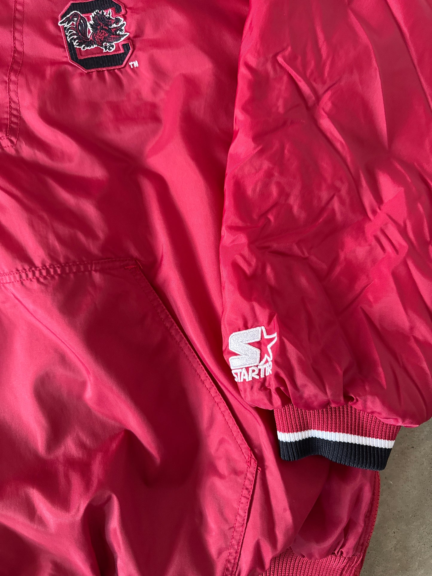 Vintage 90s Starter University Of South Carolina Gamecocks Puffer Jacket