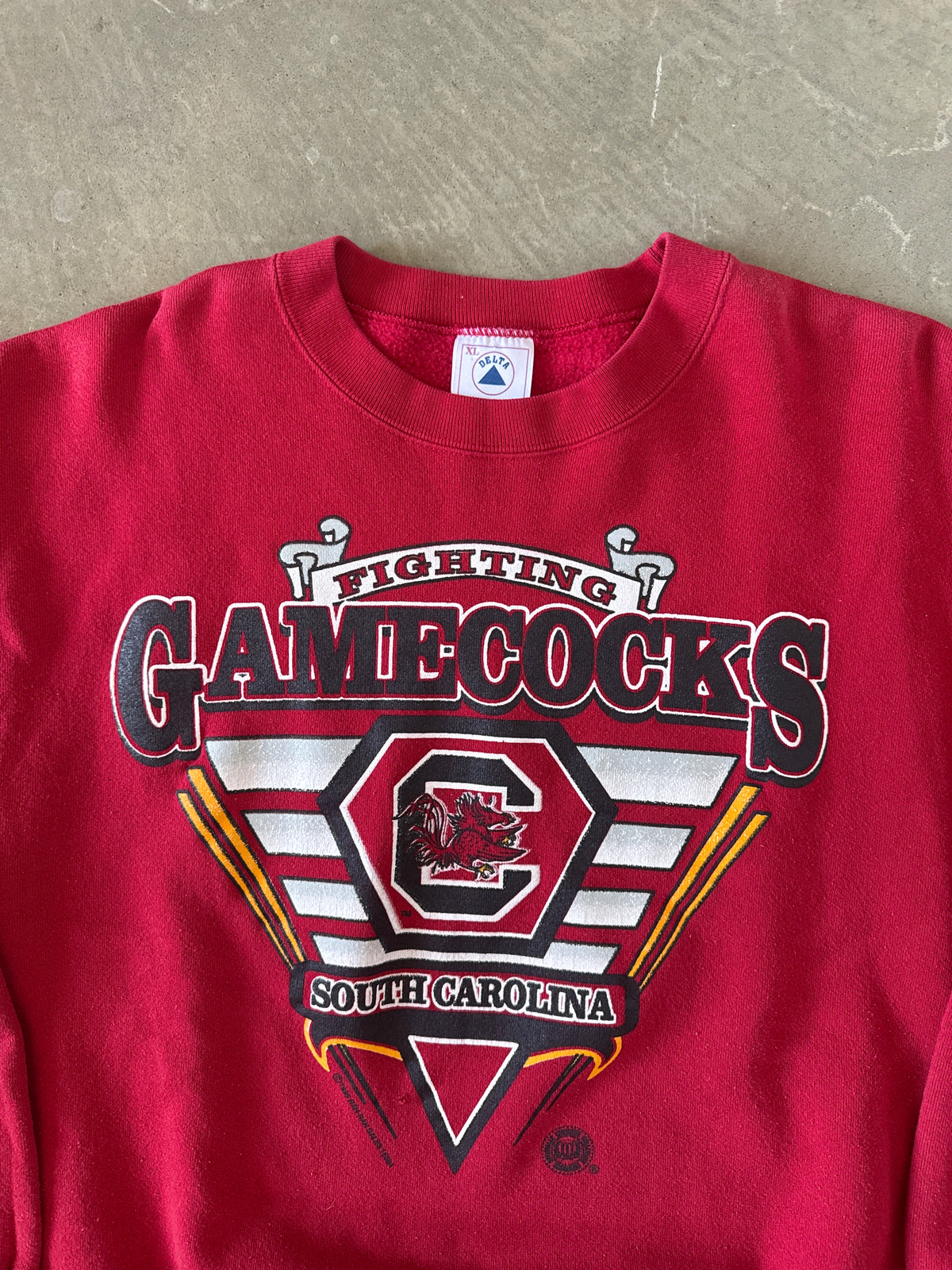 Vintage 90s University Of South Carolina Fighting Gamecocks Sweatshirt