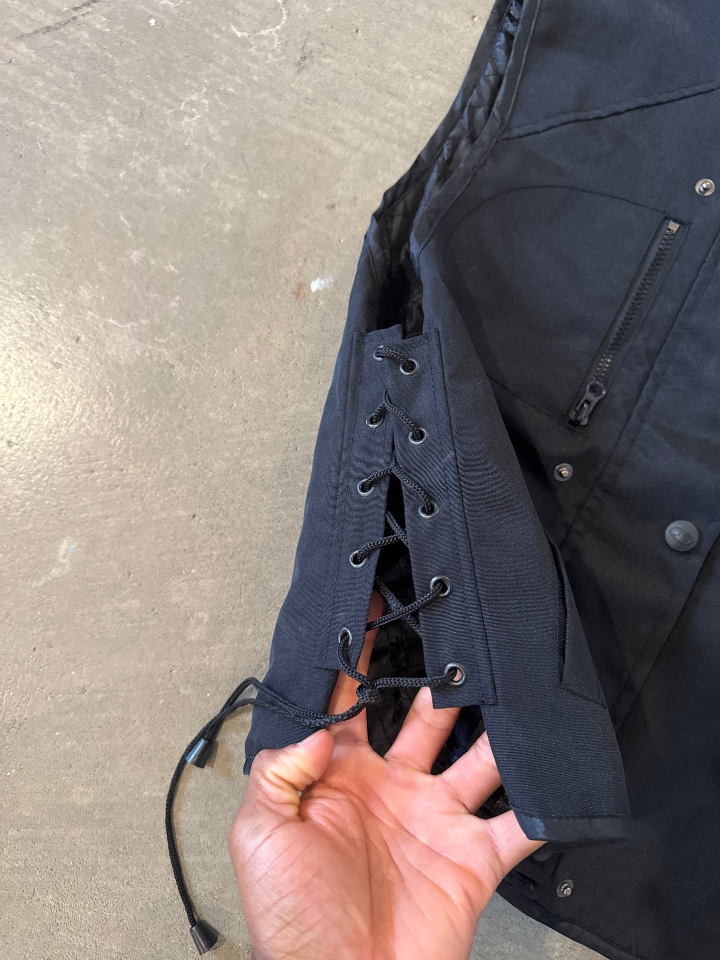 Vintage Fieldsheet Utility Black Vest