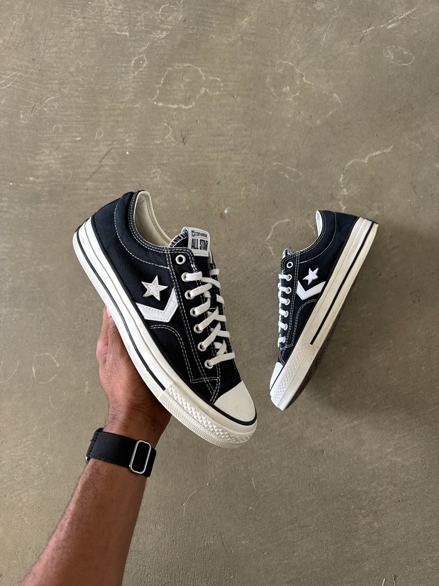 Converse Star Player 76 Low Black White