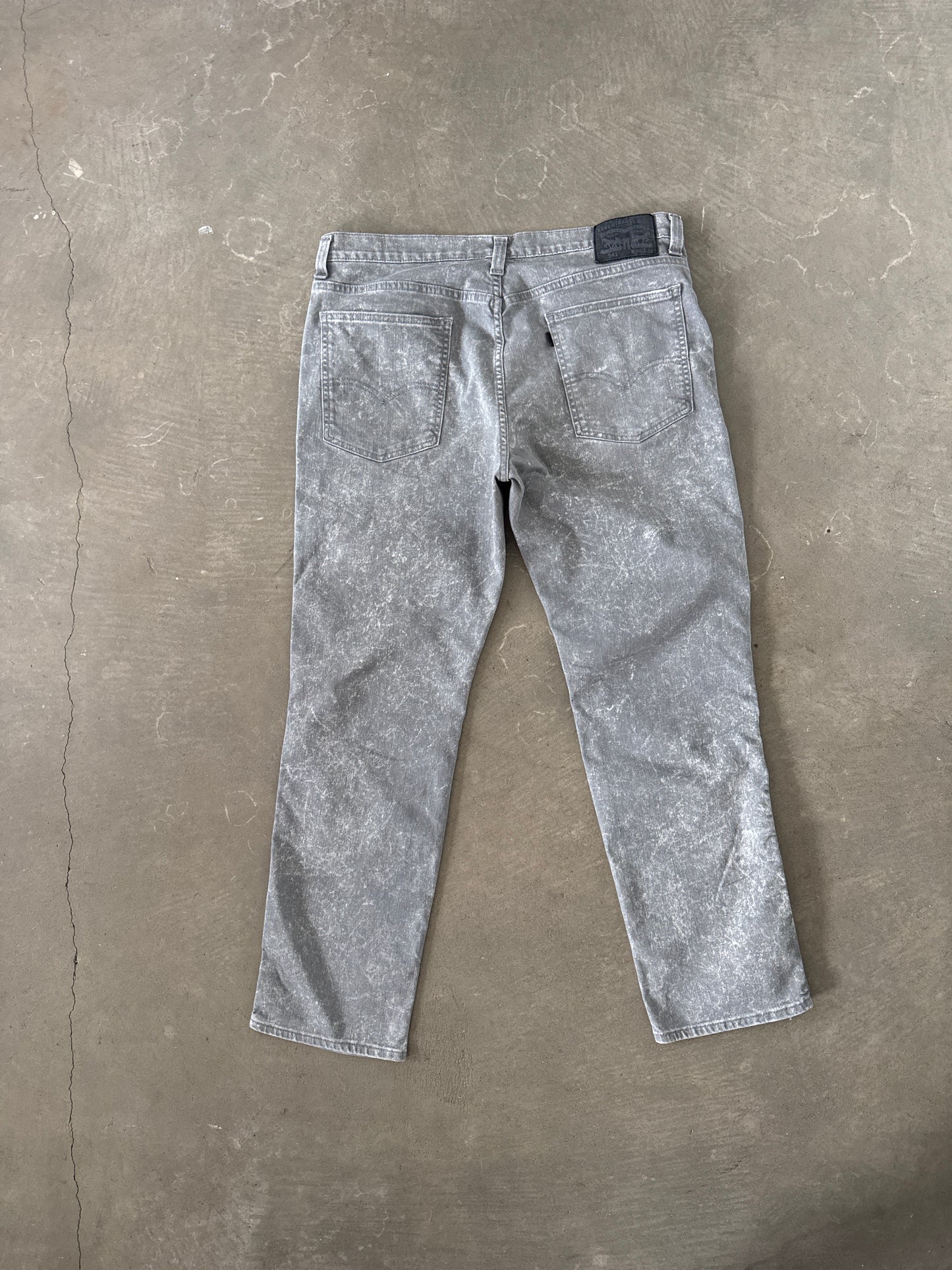 Levi’s 541 Grey Acid Washed Denim Jeans
