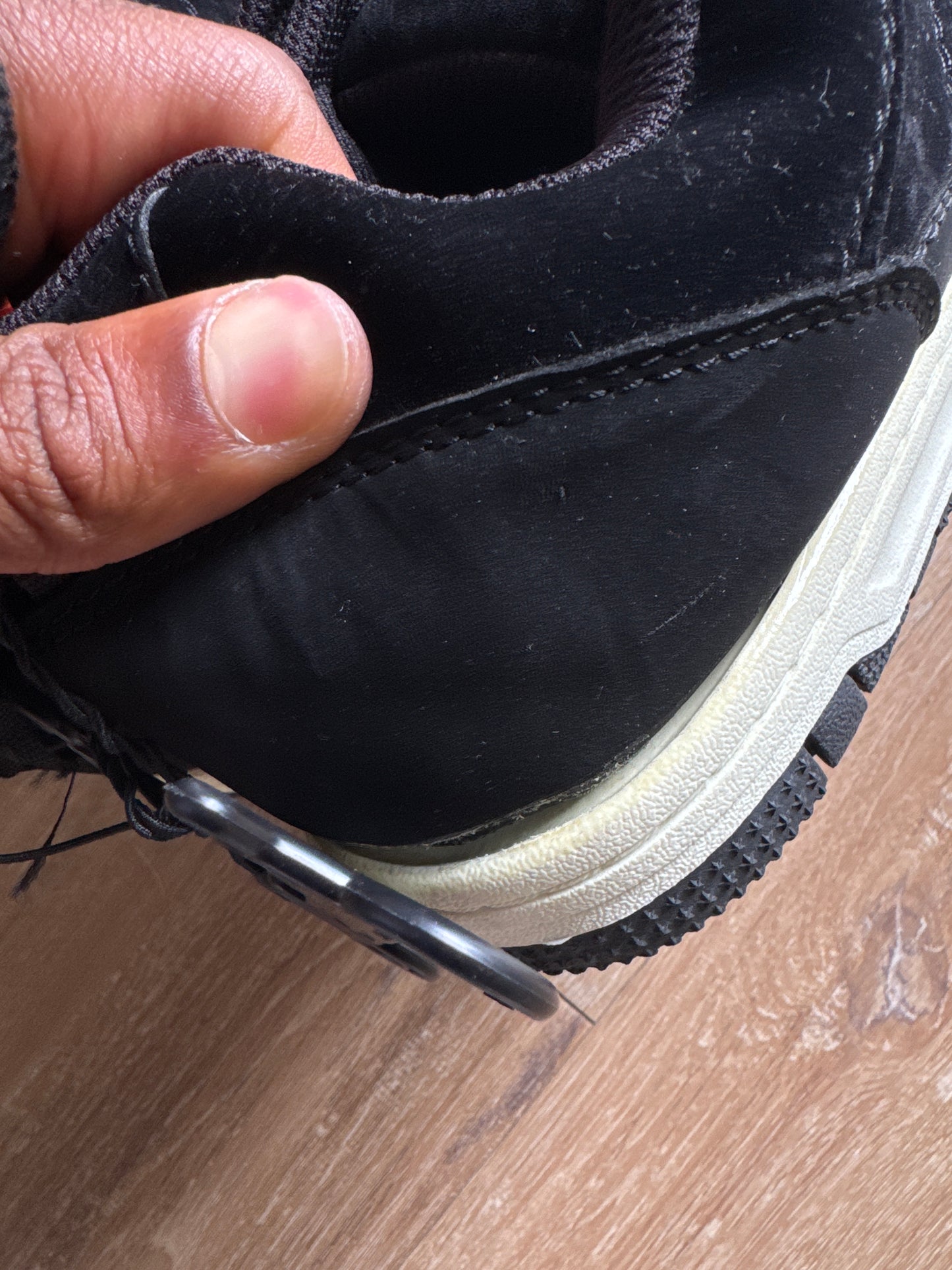 Ocean Pacific Black Suede Bulky Skate Shoes