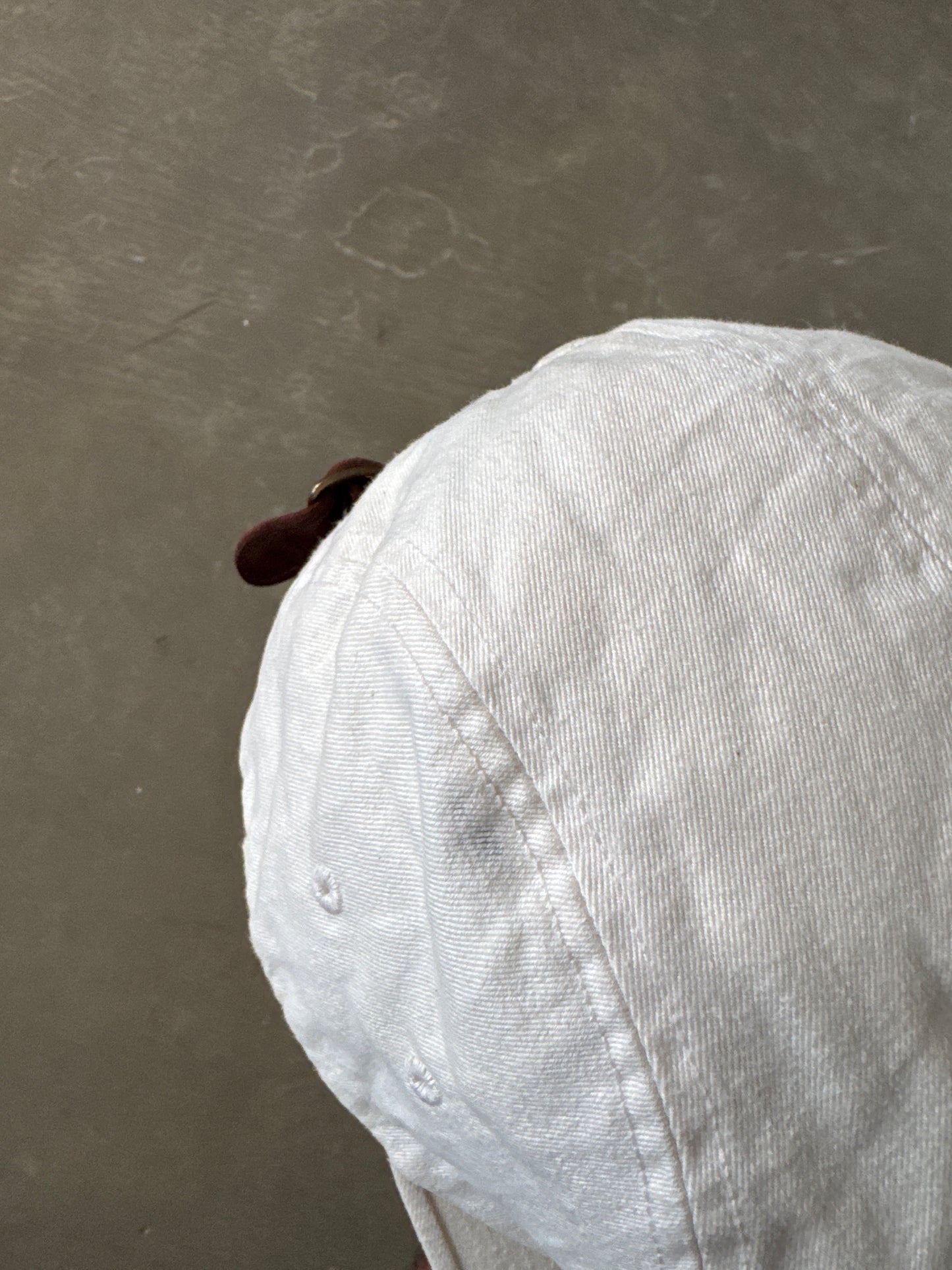 Supreme Washed Chino Twill Natural Camp Cap