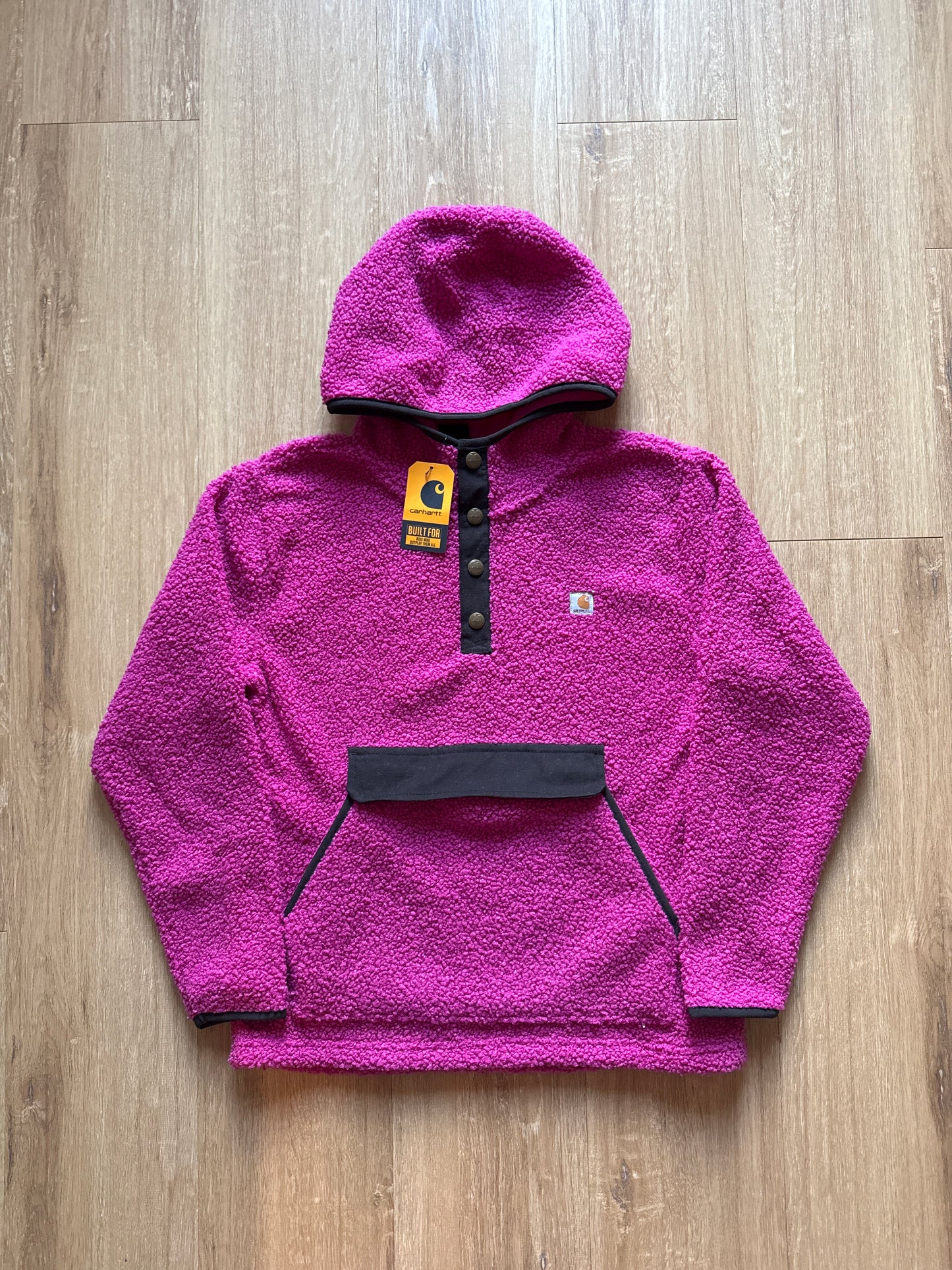 Carhartt Youth Quarter Snap Fleece Sherpa Pullover Jacket