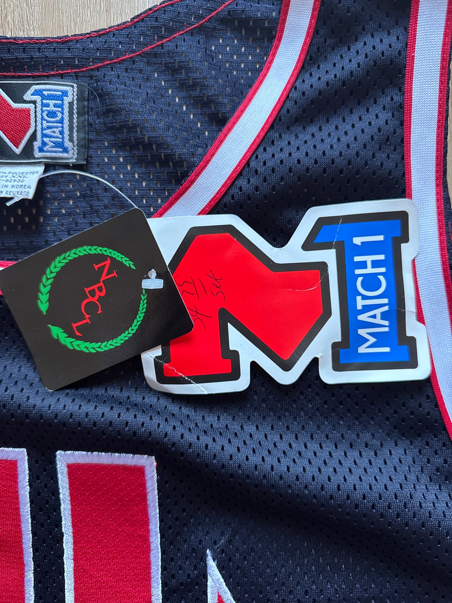 Vintage Match 1 Howard University Basketball Jersey