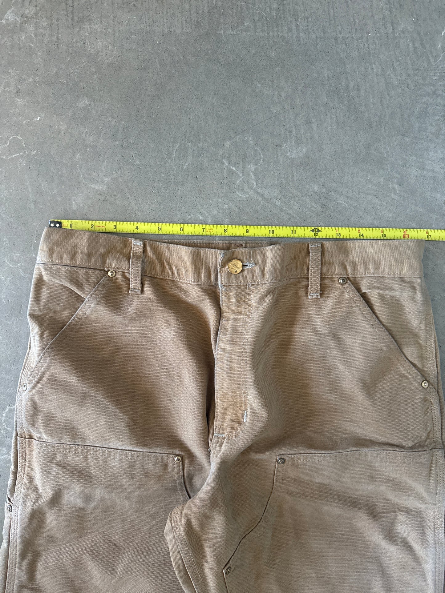 Carhartt Tan Faded Double Knee Carpenter Pants
