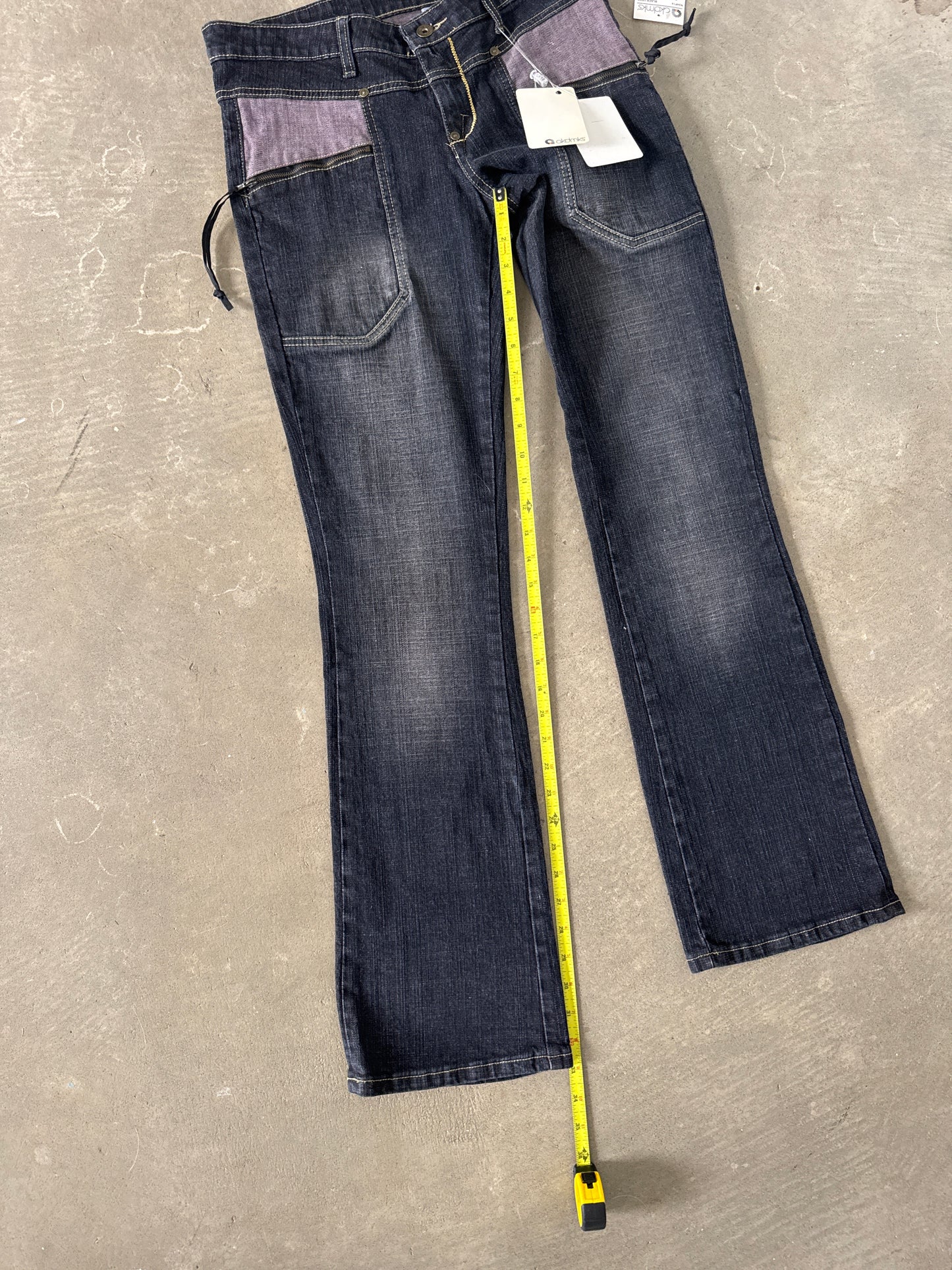Vintage Y2K Women’s Akdmks Akademiks Low Rise Bootcut Zip Denim Jeans